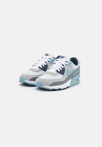 Nike Sportswear AIR MAX 90 - Sapatilhas - pure platinum/worn blue/obsidian/wolf grey/cool grey