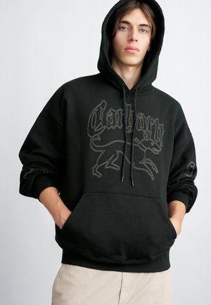 HOODED HACKWORK  - Sportska majica - black/wall