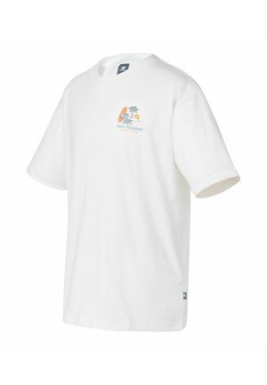 New Balance PARADISE - Print T-shirt - white