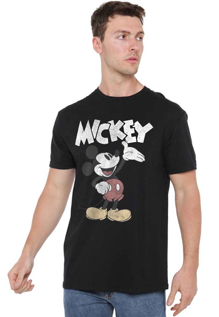 Disney T-shirt print zwart