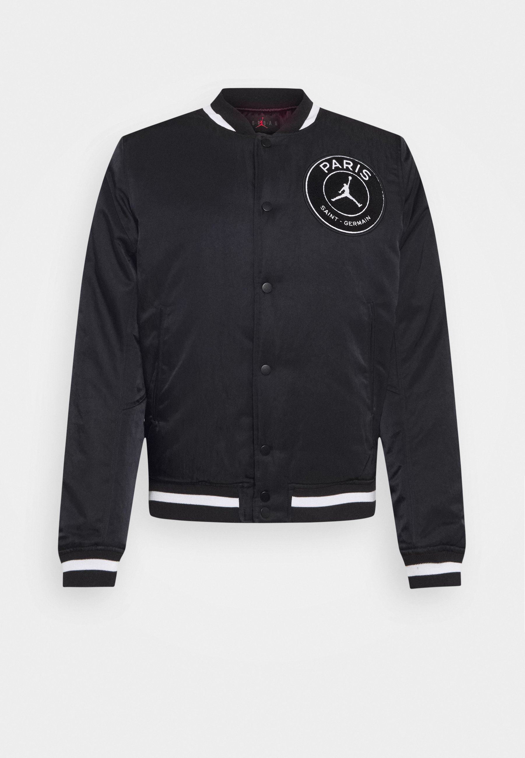 nike black varsity jacket