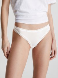 Calvin Klein Underwear - THONG - Perizoma - white Immagine in miniatura 1