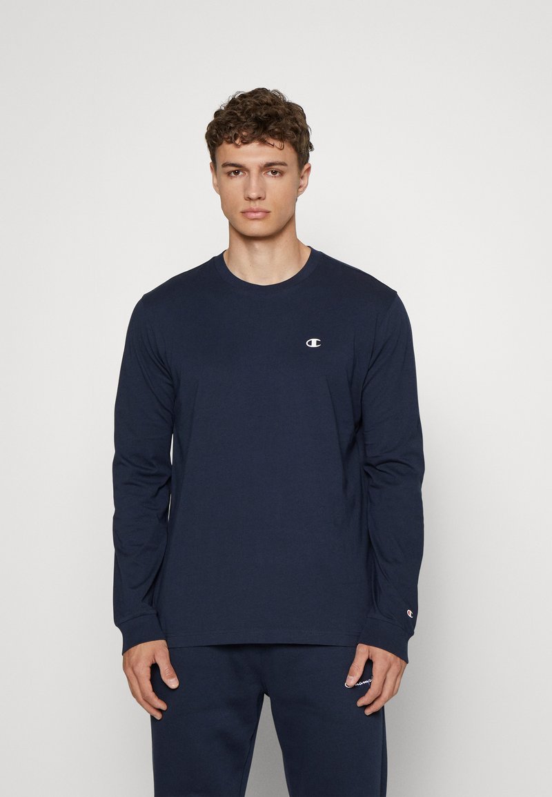 Champion - LONG SLEEVE - Top s dlouhým rukávem - dark blue, Zvětšit