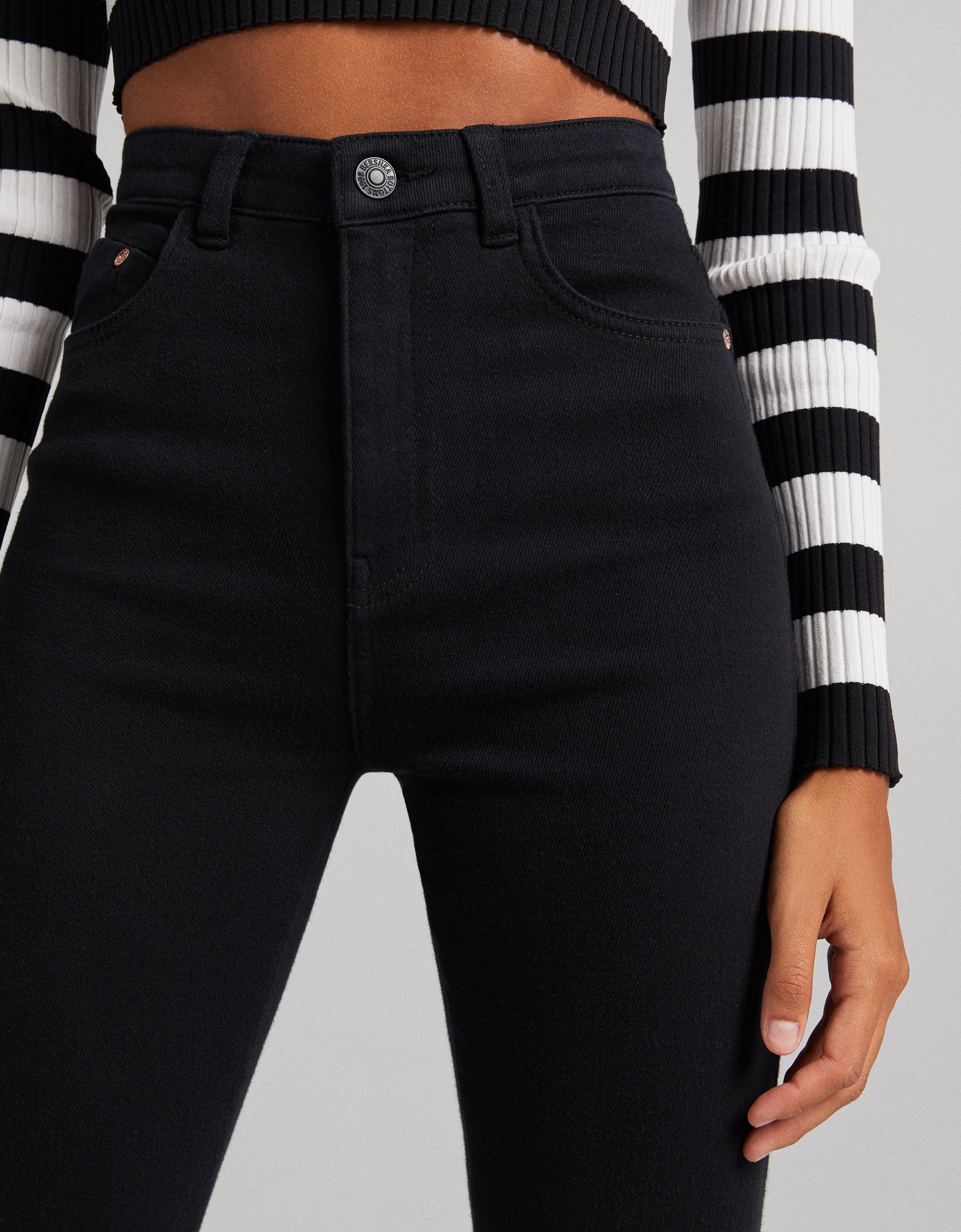 jeans skinny fit bershka