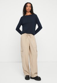 TOM TAILOR BASIC BOATNECK - Pullover - sky captain blue