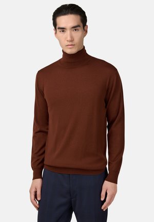 POLO NECK - Neule - red