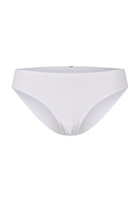 Vita bomullstrosor med ett mjukt, stretchigt tyg. Har en låg midja och en klassisk skärning med minimala sömdetaljer.