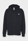 ESSENTIALS LOGO FRENCH FULL ZIP - Užtrauktuku užsegamas treningas - black