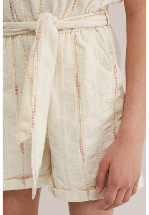 WE Fashion Lühikeste varrukatega bodi - beige