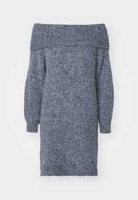 ONLMARIE OFF SHOULDER DRESS  - Robe pull - medium grey