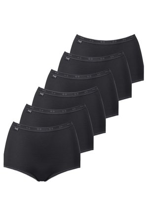 Sloggi 6 PACK BASIC + MAXI SLIP - Underkläder - schwarz