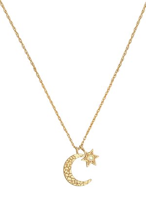 HALF MOON STAR - Collier - gold-coloured
