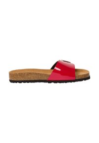 Tamaris Papucsszandálok - red patent