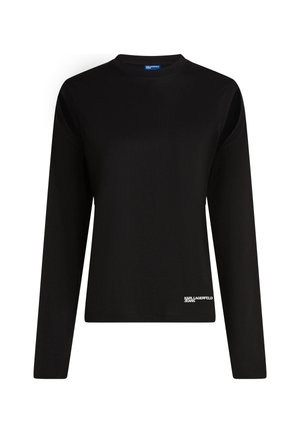 Karl Lagerfeld Jeans, CUT-OUT LONG-SLEEVED - Блуза с дълги ръкави - black