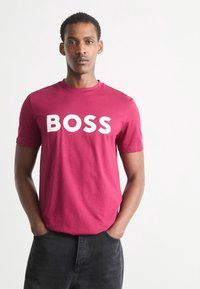 BOSS THINKING - Camiseta estampada - open red