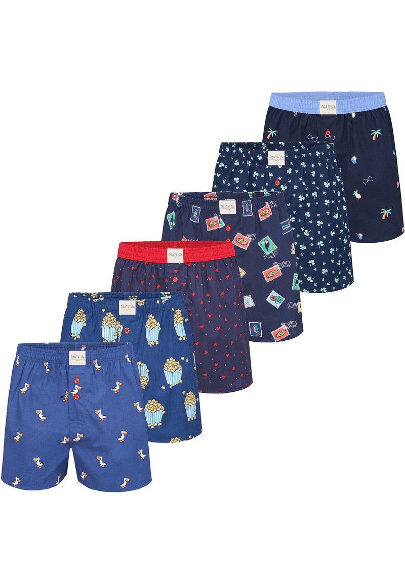 Phil & Co. Berlin 6 PACK PRINTS - Boxer  - mix