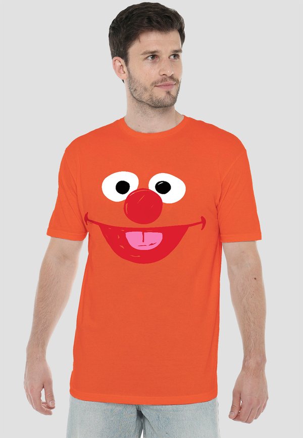 SESAME STREET ERNIE CRAYON SKETCH - T-Shirt print - orange