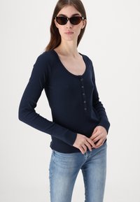 Hollister Co. TREND DROP  - Topper langermet - navy blazer