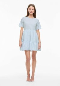VILA VICORALINA GESTREIFTES - Vestido informal - snow white