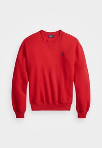 FLEECE CREWNECK - Sweatshirt - deep orangey red