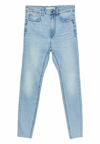 Stradivarius Vaqueros pitillo - light-blue denim