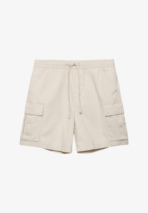 PULL&BEAR, CARGO BERMUDA SHORTS - Shorts - beige