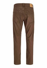 Jack & Jones JJICHRIS JJORIGINAL - Tiesaus kirpimo džinsai - chocolate brown