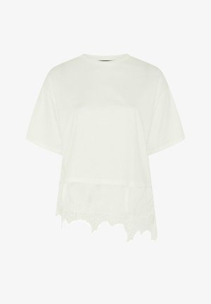 Yours Clothing, PLUS SIZE CASUAL TOPS. - Langarmshirt - white