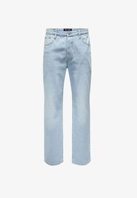 Unselected, light blue denim