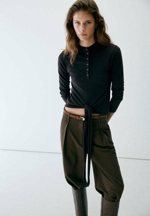 Mango, ADULT - Pullover - dark brown