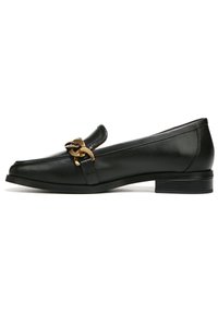 Unselected, black leather