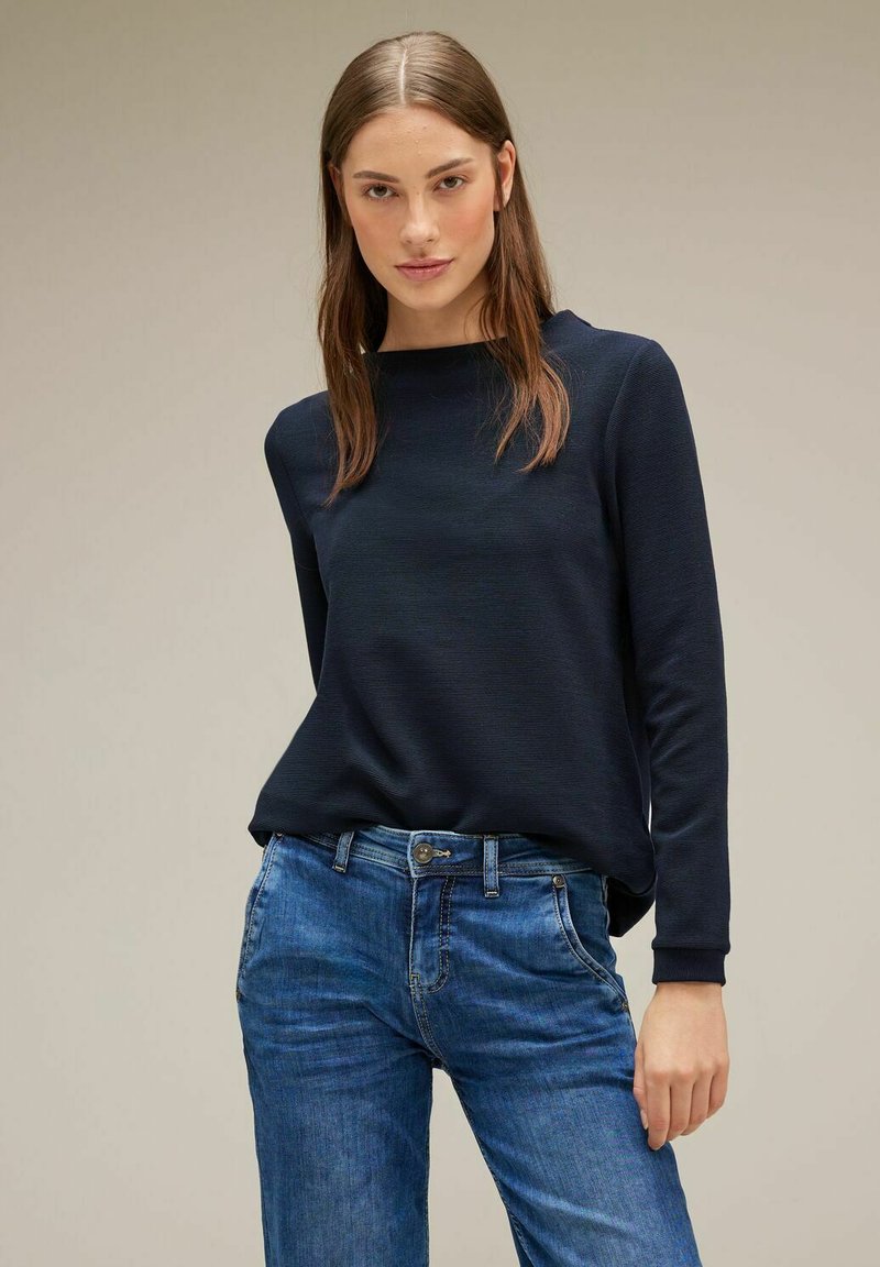 Street One Strickpullover - blau