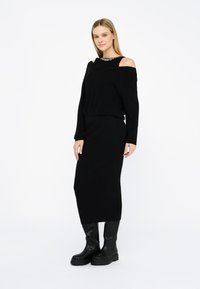 LIU JO Gebreide jurk - black