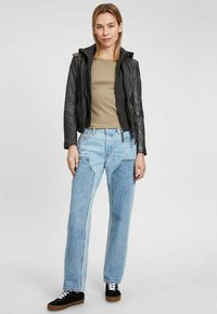 Mauritius CACEY - Lederjacke - anthracite