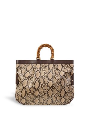 SNAKE - Shopping bag - beige