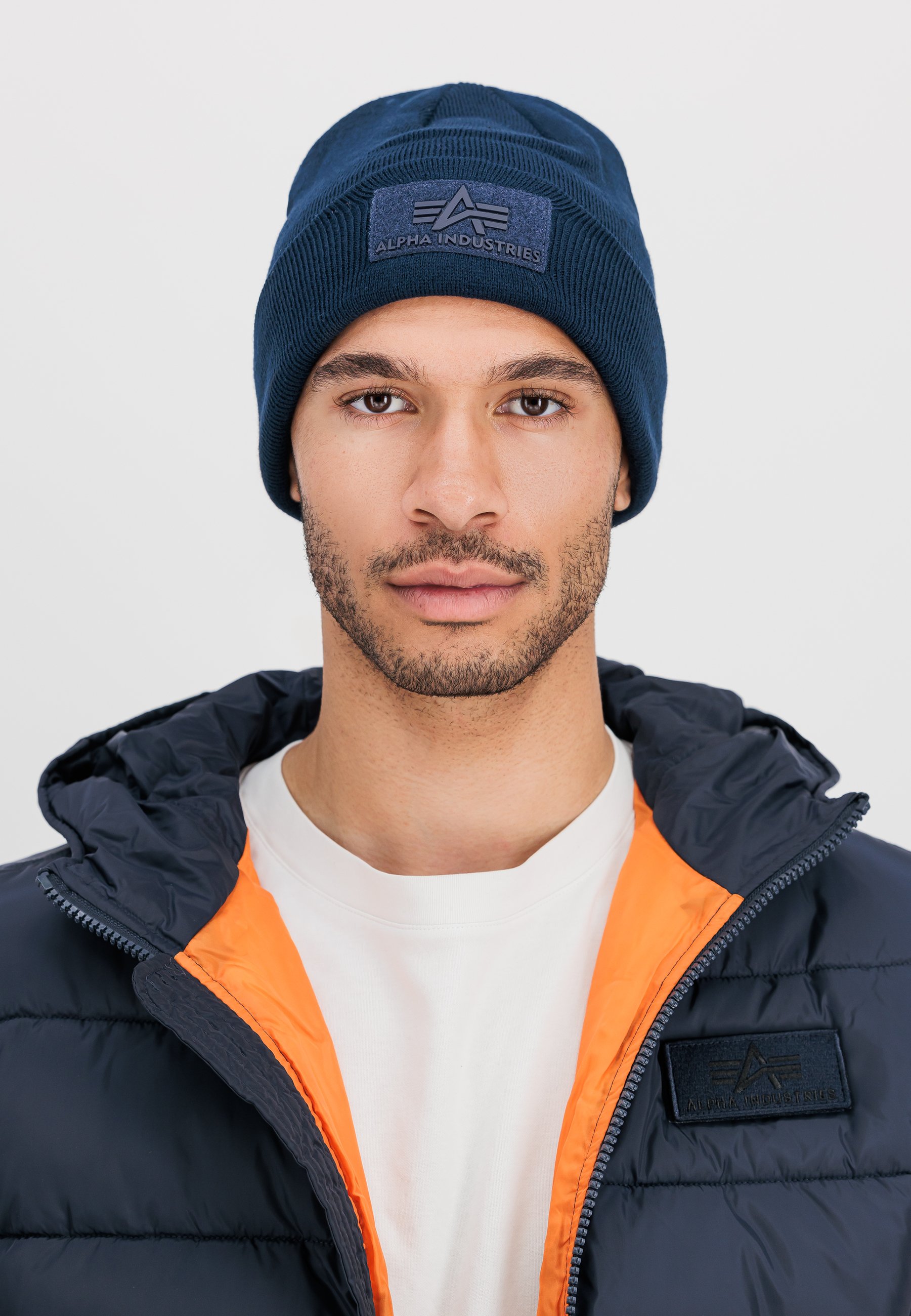 Alpha Industries Calzini Unisex - Confezione Da 3 Paia, Misto Cotone, Logo Ricamato, Basic