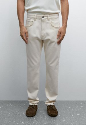 Massimo Dutti Jeans Tapered Fit - beige