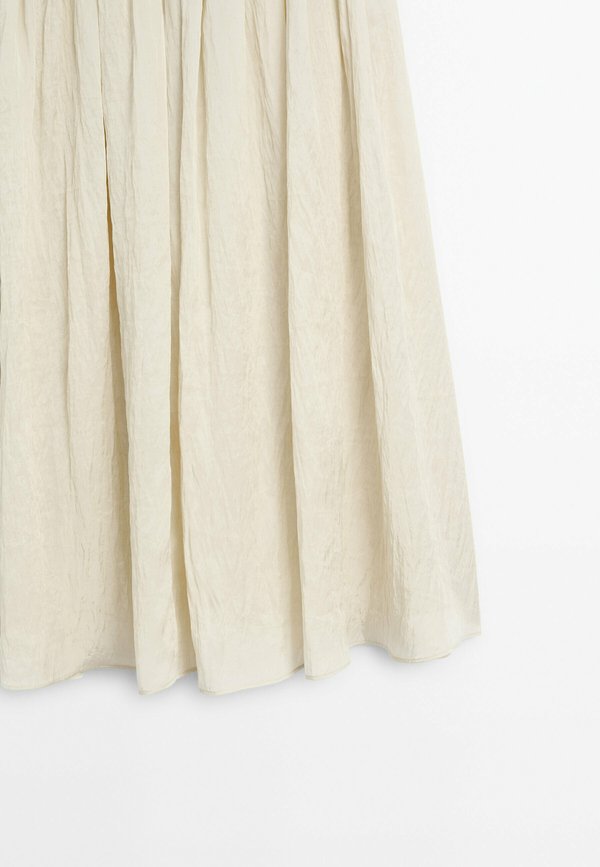 Pleated skirt - beige4