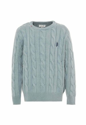 GIROCOLLO  - Maglione - celeste