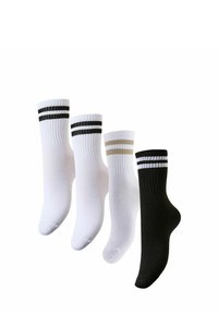 PCCALLY 4-PACK - Calze - bright white