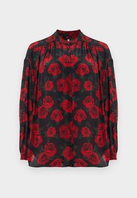 CHEMISE - Blus - black/red