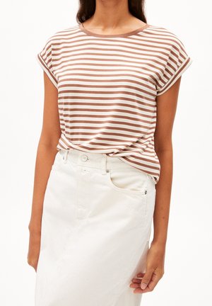 T-Shirt print - brown