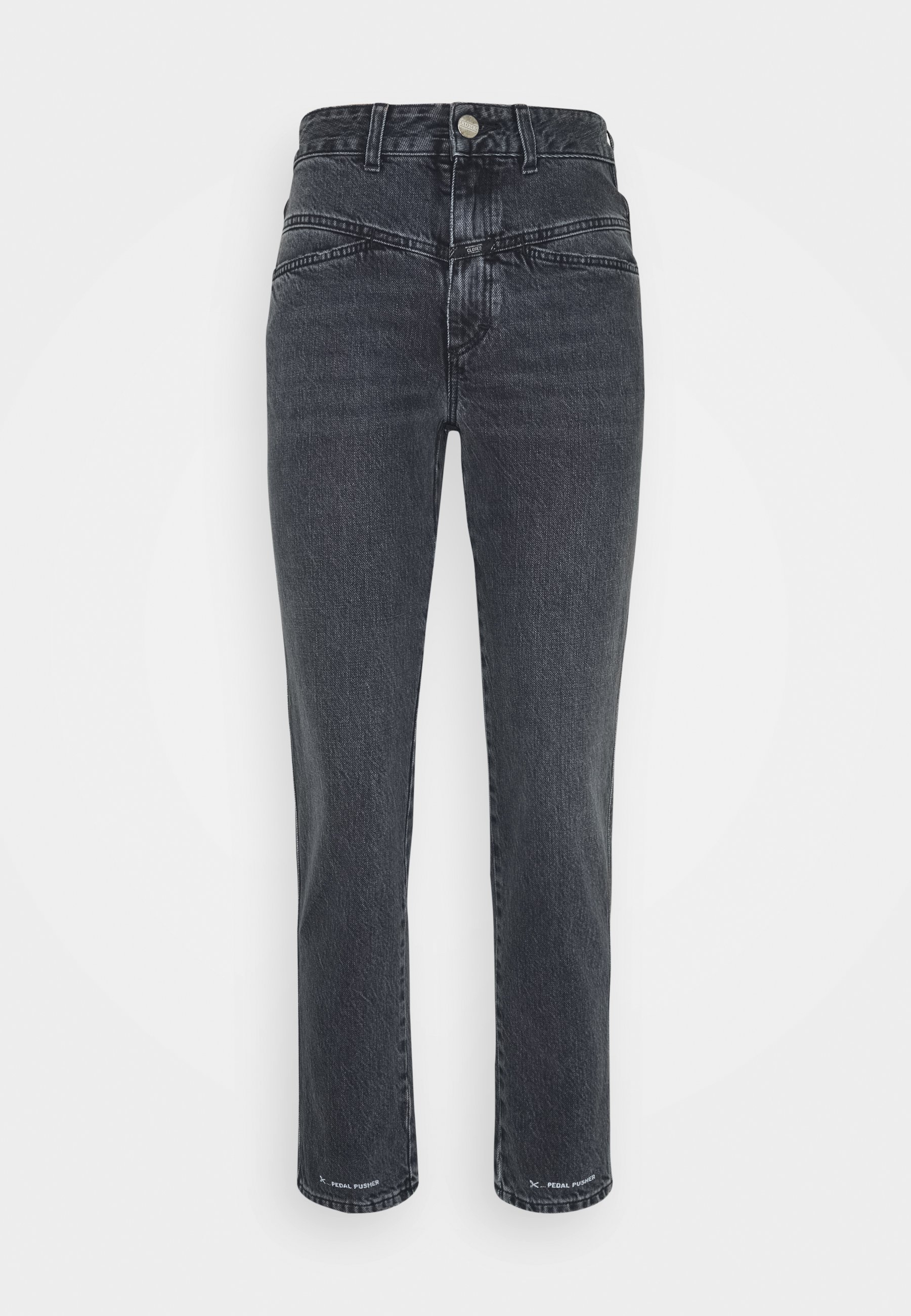 Closed Pedal Pusher Straight Leg Jeans Mid Grey Zalando Ie