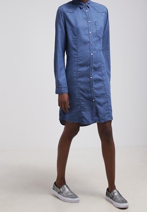 Robe chemise - blue denim