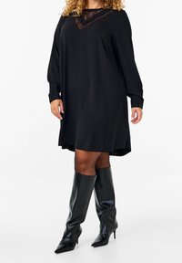 Zizzi Vardagsklänning - black