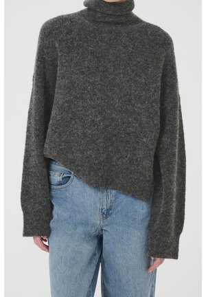 Striktrøje - dark grey