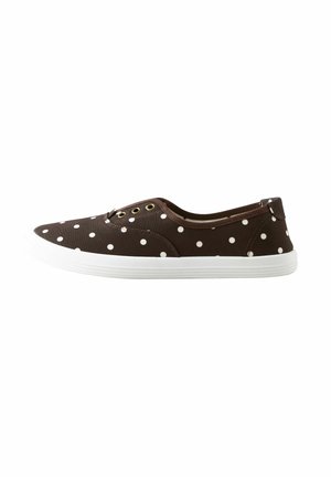 REGULAR FIT - FOREVER COMFORT LACELESS - Tenisky - chocolate brown