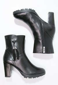 Caprice Botines con plataforma - black