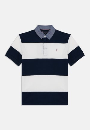 Tommy Hilfiger COLLAR STRIPE - Poloshirt - dark night navy