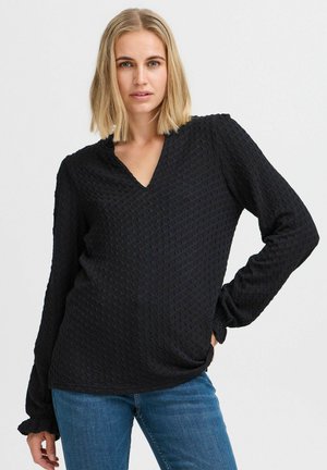 PZEBBA LS - Blusa - black beauty